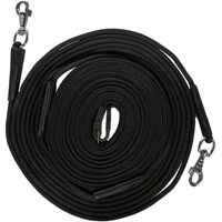 Produktbild von HKM Slim Langer Zügel für Pferde aus Nylon in Schwarz