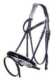 HKM Sofia Trense anatomisch kombiniert für Warmblut Schwarz/Flieder – Bild 1 von 1