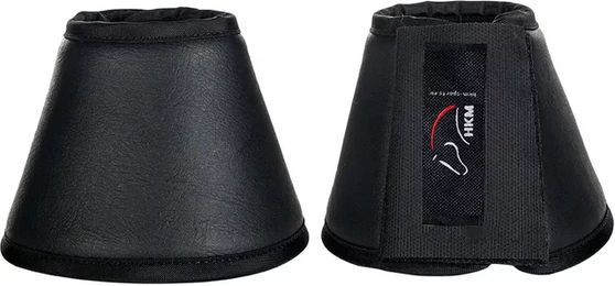 HKM Soft Comfort Gamaschen für Pferde aus Kunstleder in Schwarz XL – Bild 1 von 1
