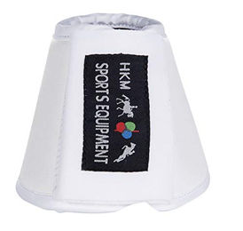 HKM Soft Comfort Hufglocken aus Lederimitat Weiß Größe L – Bild 1 von 1