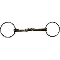 Produktbild von HKM Soft Contact Gebiss für Pferde doppelt gebrochen aus Edelstahl 14 mm