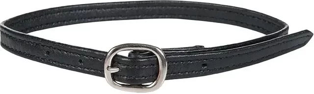 HKM Soft Sporenriemen aus Leder in Schwarz – Bild 1 von 1