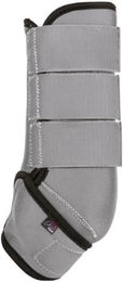 HKM Softopren Gamaschen Colour anatomische Springgamaschen Neopren Grau/Schwarz Größe S – Bild 1 von 3