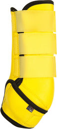 HKM Softopren Gamaschen Colour Gelb/Schwarz Neopren Größe L – Bild 1 von 2