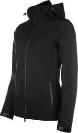 HKM Softshelljacke Crew für Damen Schwarz XS wasserdicht aus Polyester – Bild 1 von 9