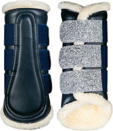 HKM Sparkle Gamaschen Dunkelblau Größe M – Bild 1 von 1
