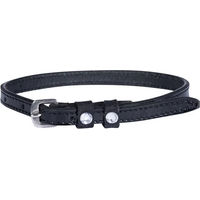 Produktbild von HKM Sporenbänder Crystal aus Leder in Schwarz