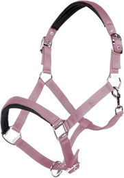 HKM Stallhalfter Catherine aus Satingewebe für Pferde in Mauve Pony – Bild 1 von 1