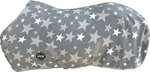 HKM Stars Abschwitzdecke aus Fleece Grau 145 – Bild 1 von 2