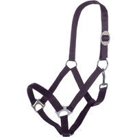Produktbild von HKM Stars Economy Pferdehalfter aus Nylon in Lila oder Schwarz