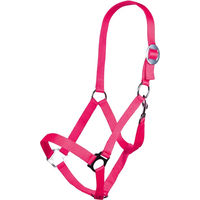 Produktbild von HKM Stars Economy Shetty Halfter aus Nylon in Neon Pink