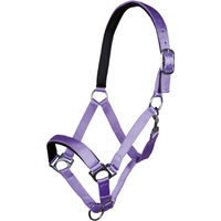 Produktbild von HKM Stars Pferdehalfter aus Nylon in Lila für Kaltblut