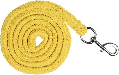 HKM Stars Softice Longierseil mit Karabinerhaken Gelb 180 cm – Bild 1 von 1