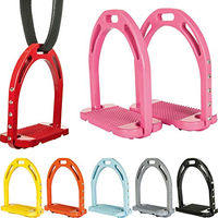 Produktbild von HKM Steigbügel Glitter Gelb aus Aluminium für Pferde