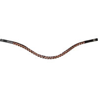 Produktbild von HKM Stirnband für Pferde Rosegold Glamour Style aus Kunstleder