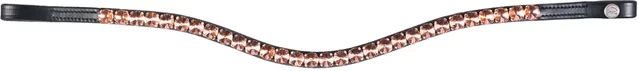 HKM Stirnband Rosegold Glamour Style für Pferde – Bild 1 von 1