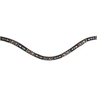 Produktbild von HKM Stirnband Sparkle für Pferde aus Leder