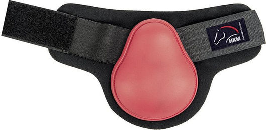 HKM Streichkappen Beinschutz für Vollblut und Warmblut Rot/Schwarz – Bild 1 von 1