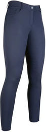 HKM Sunshine Reithose Mid Grip für Mädchen in Blau Größe 8 Jahre – Bild 1 von 1