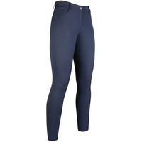 Produktbild von HKM Sunshine Reithose Mid Grip für Mädchen in Blau Größe 8 Jahre