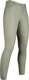 HKM Sunshine Reithose Mid Grip für Mädchen in Grün oder Beige Größe 11 Jahre – Bild 1 von 1