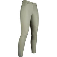 Produktbild von HKM Sunshine Reithose Mid Grip für Mädchen in Grün oder Beige Größe 11 Jahre