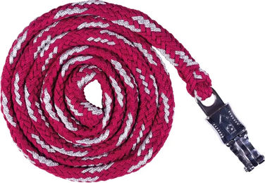 HKM Sweet Valentine Reit-Longe mit Panik-Karabinerhaken 180 cm in Rosa Rot – Bild 1 von 1