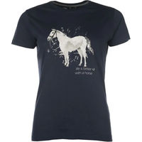 Produktbild von HKM T-Shirt Sparkle für Kids aus Baumwolle Blau Größe 98-104