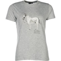 Produktbild von HKM T-Shirt Sparkle für Kids aus Baumwolle Grau Größe 158-164