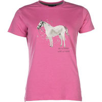 Produktbild von HKM T-Shirt Sparkle für Kinder aus Baumwolle in Pink Rosa Größe 134-140