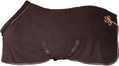 HKM Trocknende Pferdedecke Rosegold Glamour in Gold und Braun – Bild 1 von 1
