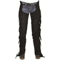 Produktbild von HKM Turnier Chaps mit Fransen Schwarz Größe M