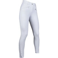 Produktbild von HKM Turnierhose Della Sera Reithose Damen Full Grip Weiß