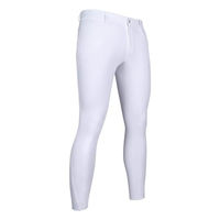 Produktbild von HKM Turnierhose James Full Grip für Herren in Weiß Größe 52 mit Silikonbeschichtung