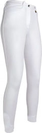 HKM Turnierhose Kate Reithose für Mädchen mit Mid Grip in Weiß Größe 11 Jahre – Bild 1 von 1