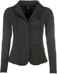 HKM Turnierjacket Amalfi Damen und Kinder Schwarz Wasserabweisend Polyester Größe 152 – Bild 1 von 2