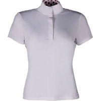 Produktbild von HKM Turnierpolo Damen Reitshirt Kurzarm Weiß XL
