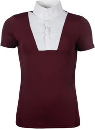 HKM Turnierpolo Virginia Reitshirt Damen Rot XL – Bild 1 von 1