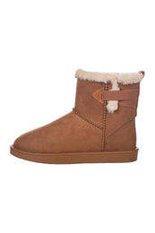HKM Unisex Davos Legolin Reitstiefel aus Kunstleder wasserdicht Beige Braun Größe 37 – Bild 1 von 2