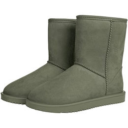 Produktbild von HKM Unisex Davos Reitstiefel aus Kunstleder wasserdicht Winter Grün Größe 38
