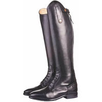 Produktbild von HKM Valencia Reitstiefel für Kinder aus Leder in Schwarz Größe 37 Extra Slim