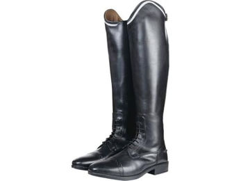 HKM Valencia Style Reitstiefel Slim Schwarz Größe 41 EU Weit – Bild 1 von 4