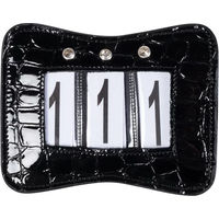 Produktbild von HKM Viola Nummernhalter aus Leder in Schwarz