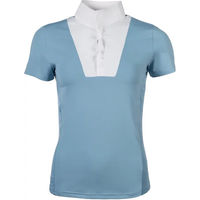 Produktbild von HKM Virginia Turnierpolo Damen Blau Größe L
