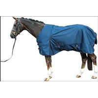 Produktbild von HKM Weidedecke Eco Light Polarfleece für Pferde Blau 145