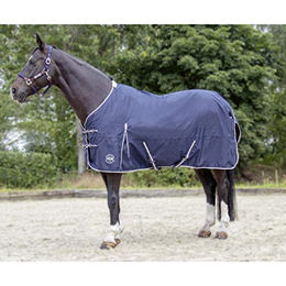 Produktbild von HKM Weidedecke Eco Light Winter für Pferde Blau 145 cm