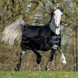 Produktbild von HKM Weidedecke Premium 1680D 100g für Ponys in Blau oder Schwarz