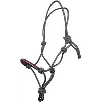 Produktbild von HKM Westernhalfter Deko für Ponys in Dunkelgrau und Lila