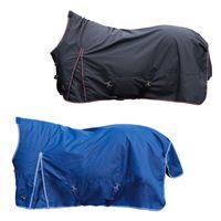 Produktbild von HKM Windsor Regendecke mit Polarfleece und Highneck für Pferde Schwarz 145