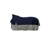 Produktbild von HKM Winnipeg 1200D Highneckdecke für Pferde Dunkelblau/Hellgrau mit 200g Wattefüllung Größe 135